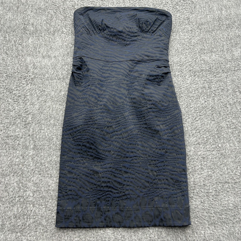 Diane von Furstenberg Strapless Cocktail Dress 6 Mob Wife Quiet Luxury Old Money